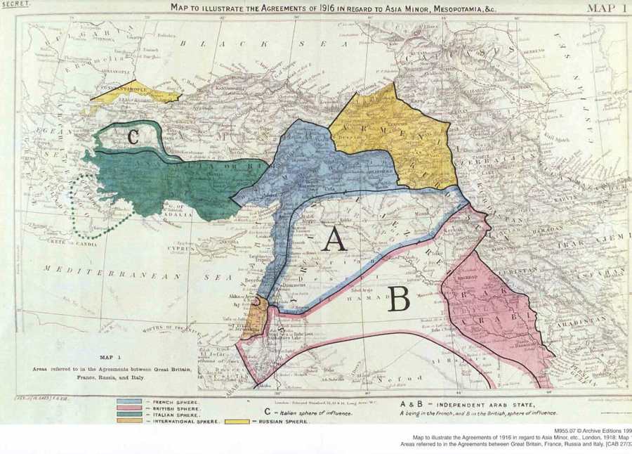 Europa y el nacimiento de los Estados árabes en Oriente Medio 
