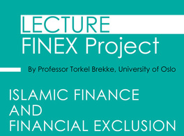 Finanzas islámicas y exclusión financiera 