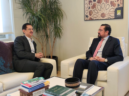 Encuentro con Khaled bin Fahd Al Khater