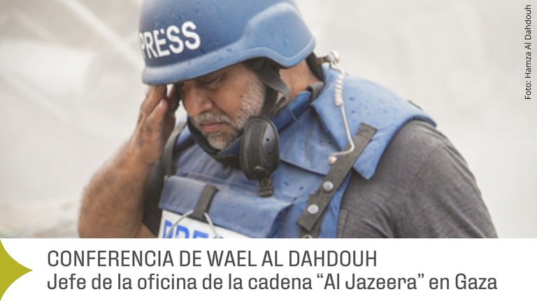 Conferencia del periodista gazatí Wael Al Dahdouh en Casa Árabe en Córdoba