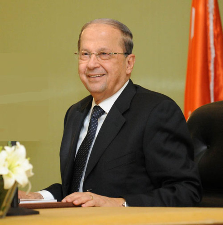 Michel Aoun en Casa Árabe