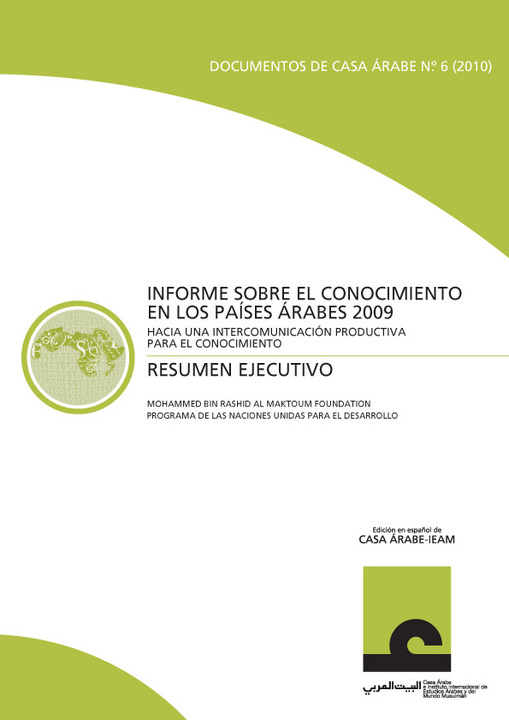 Informe sobre el conocimiento en los países árabes 2009