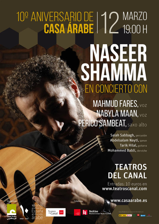 10º aniversario de Casa Árabe: Naseer Shamma en concierto