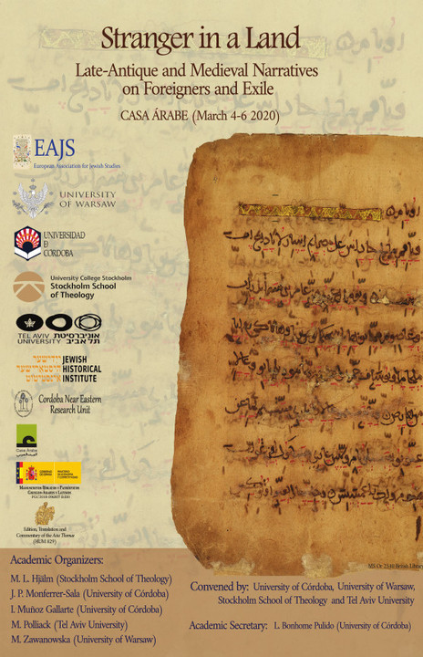 "Extraño en una tierra: narrativas medievales y tardoantiguas sobre extranjeros y exilio"