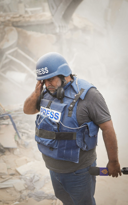 Conferencia del periodista gazatí Wael Al Dahdouh en Casa Árabe en Córdoba