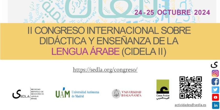 II Congreso Internacional sobre Didáctica y Enseñanza de Lengua Árabe