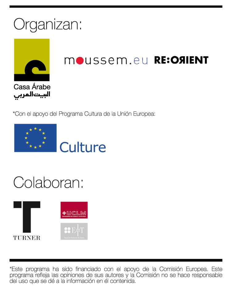 Logos colaboradores Salón literario euro-árabe