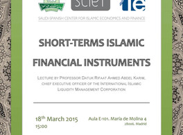 Charla sobre finanzas islámicas en el IE 