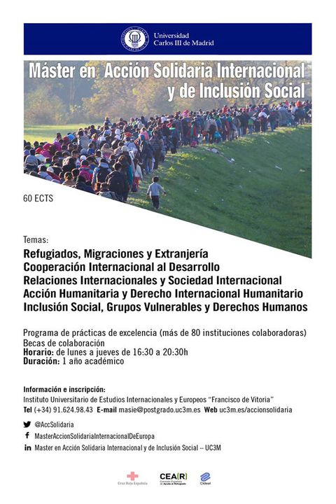 Master de Acción Solidaría Internacional y de Inclusión Social