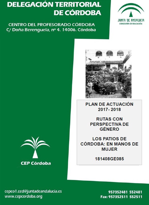 Rutas con perspectiva de Género. Los patios de Córdoba: en manos de Mujer