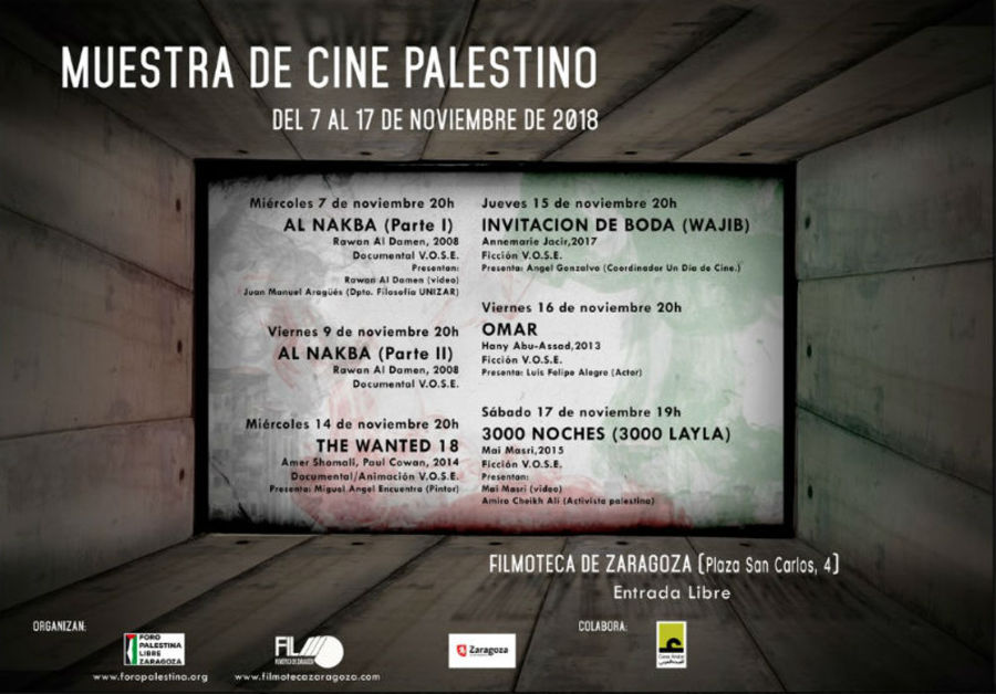 Muestra de cine palestino en Zaragoza