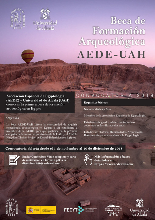 I Beca de Formación Arqueológica AEDE-UAH en Egipto