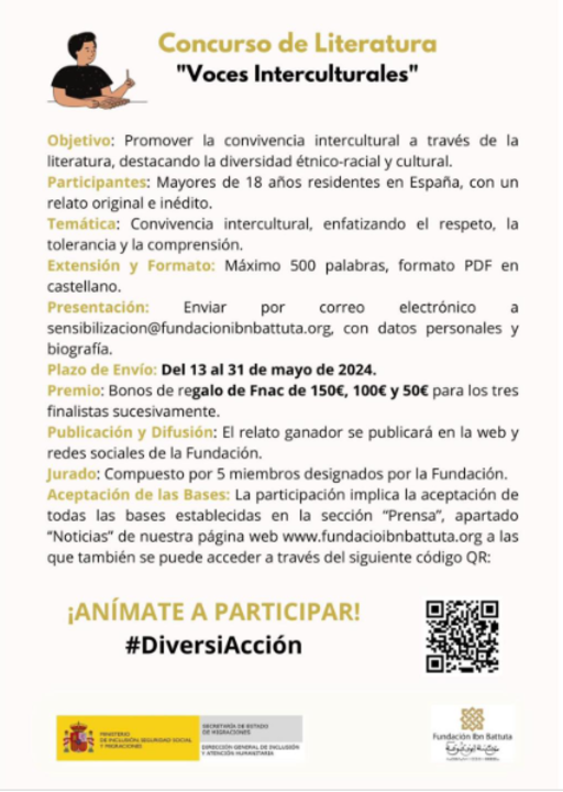 Concurso literario "Voces Interculturales"