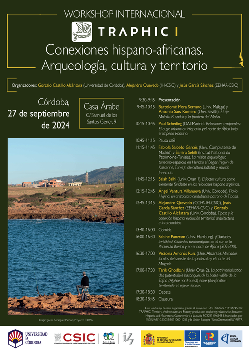 Jornada "Conexiones hispano-africanas I. Arqueología, cultura y territorio"