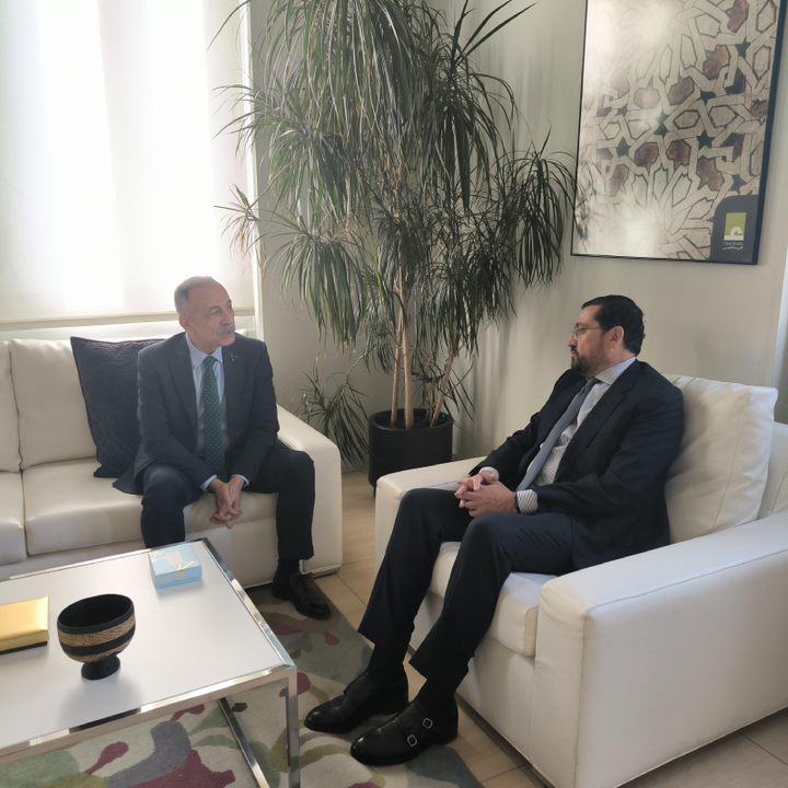 Reunión del director de Casa Árabe con el embajador de Palestina