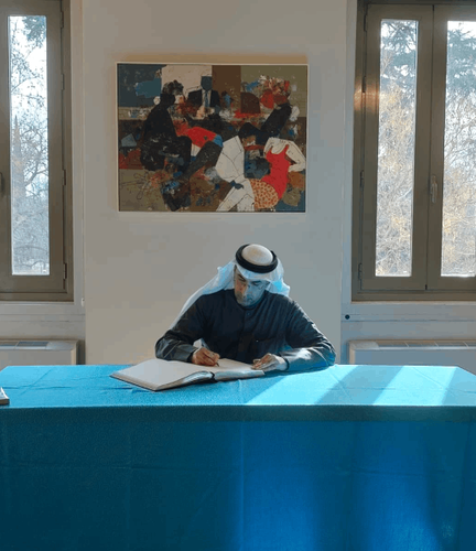 El Secretario de Estado de Información y Juventud de Kuwait visita Casa Árabe