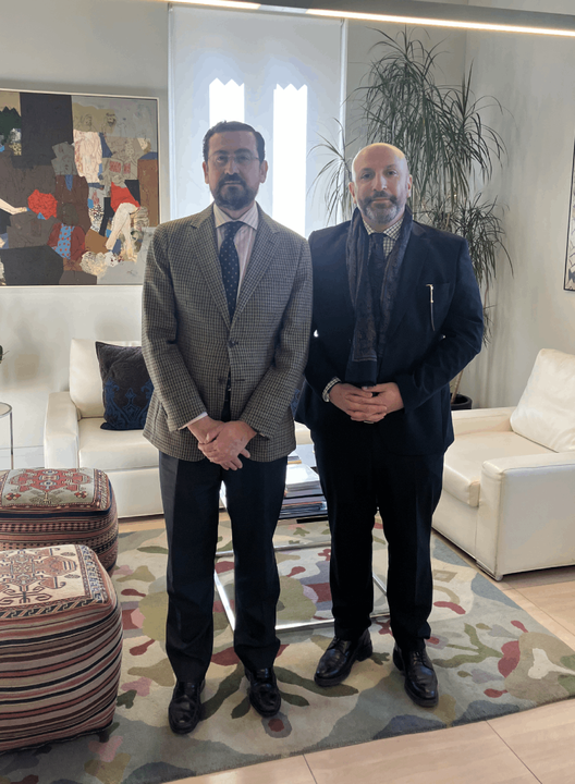 Reunión con Ramsi Jazmati, director del área de Oriente Medio de la Universidad de Navarra