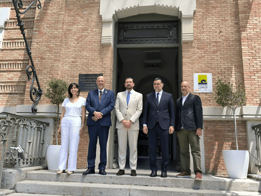 El ministro de Cultura de Libia visita Casa Árabe en Madrid